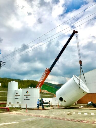 El plástico reforzado con fibra de vidrio PRFV en la industria 3 Emplazamiento plásticos reforzados en fibra de vidrio PRFV